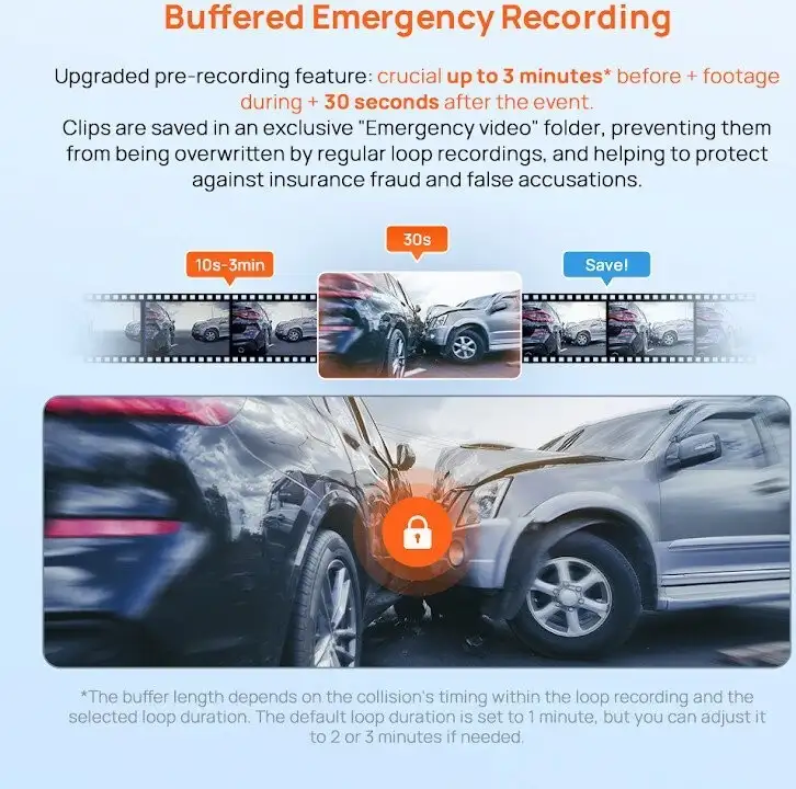 Видеорегистратор 70mai Dash Cam A410-1 (международная версия) – фото товара