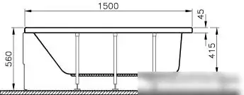 Ванна Vitra Neon 150x70 [52510001000] - фото товара