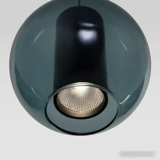 Подвесная люстра Евросвет 50258/1 LED бирюзовый – фото товара