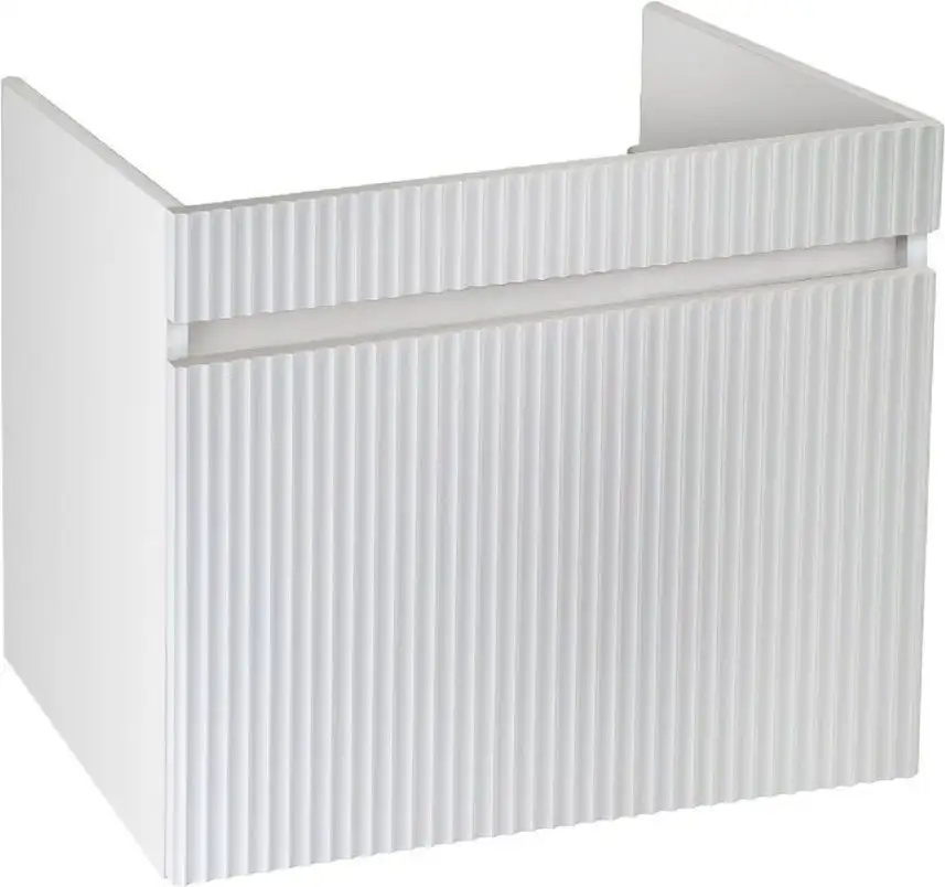 Runo Тумба с умывальником Runo Модена 65 + Оскар 65 (подвесная, белый) – фото товара