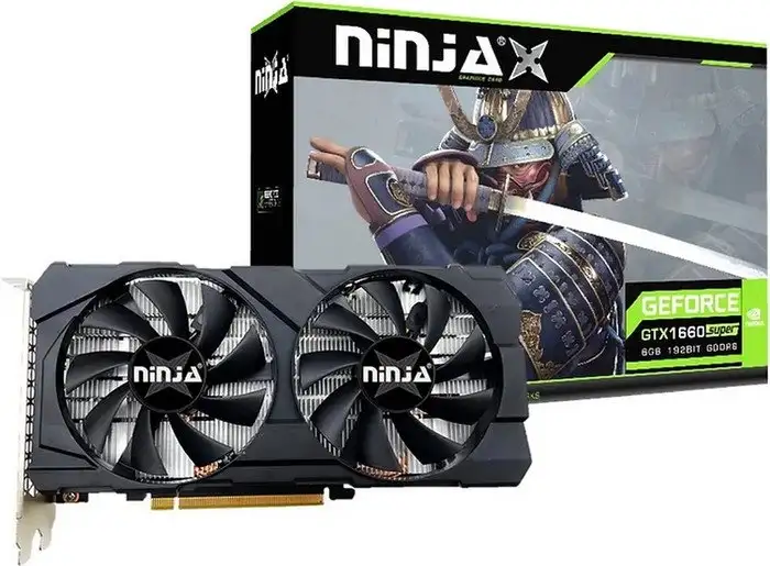 Видеокарта Ninja GeForce GTX 1660 Super 6GB GDDR6 NF166SF66F-06D6 – фото товара