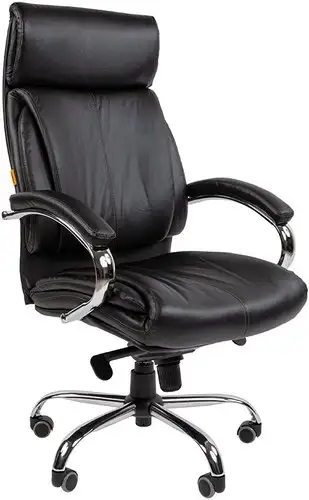 Офисное кресло CHAIRMAN CH425 (экокожа, черный) – изображение в каталоге