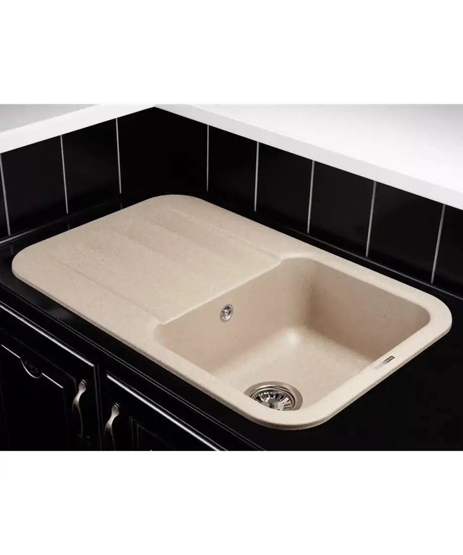 Кухонная мойка KUPPERSBERG Lira 1B1D Beige - фото товара