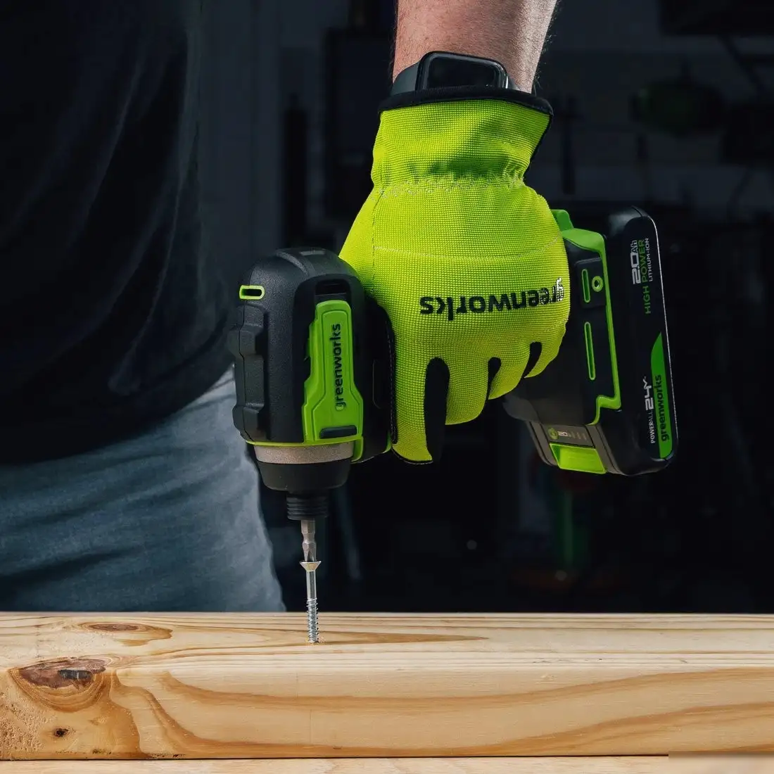 Винтоверт Greenworks ID3170 3804907CUC (с 2-мя АКБ) – фото товара