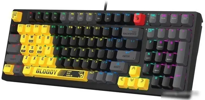 Клавиатура A4Tech Bloody S98 Sports Lime (Bloody BLMS Red) – фото товара