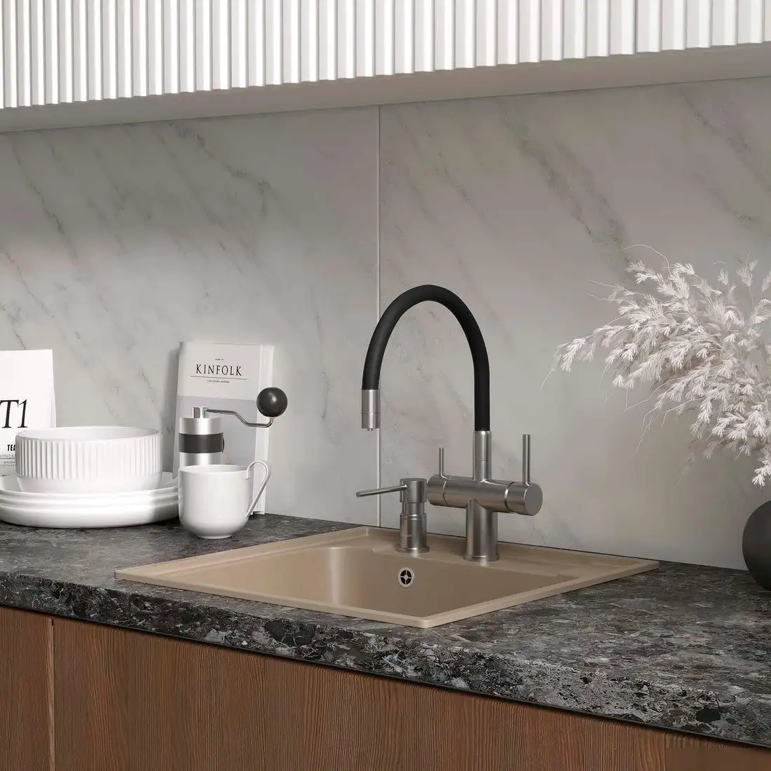 Кухонная мойка Reflexion Etude RF0353BE - фото товара