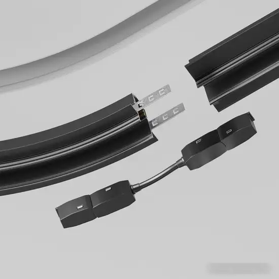 Коннектор питания шинопровода Maytoni Technical Exility TRA034CS-B – фото товара