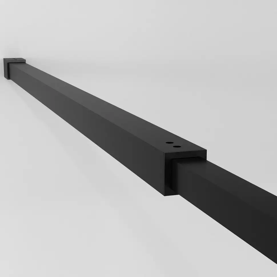 Душевая стенка Niagara NG-670-90ВLACK 90x195 (черный матовый/прозрачное стекло) - фото товара