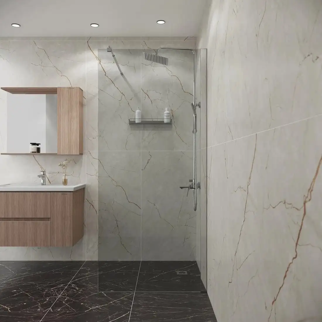 Душевая стенка Niagara 70x190 NG-531-70 (хром/прозрачное стекло) - фото товара