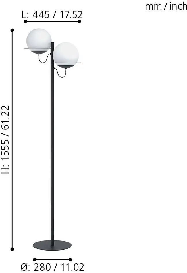 Торшер Eglo Sabalete 98366