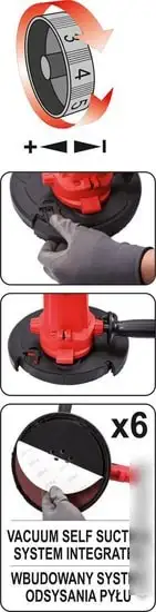 Шлифмашина для стен и потолков Yato YT-82340 – фото товара