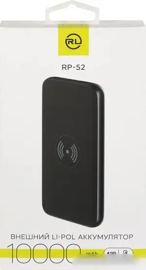 Внешний аккумулятор Red Line RP52 10000mAh (черный) – фото товара