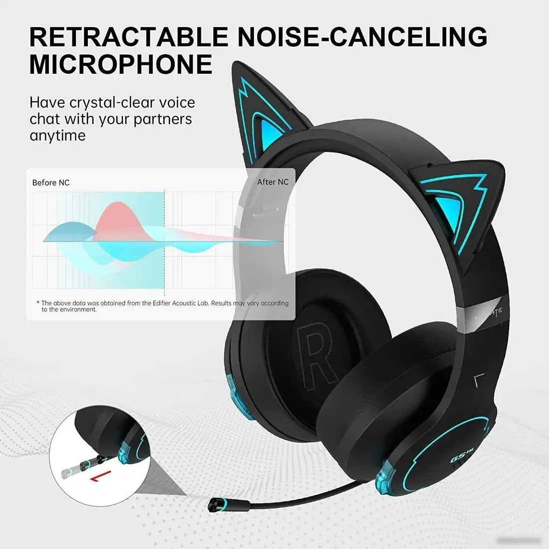 Наушники Edifier Hecate G5BT Cat (черный) – фото товара