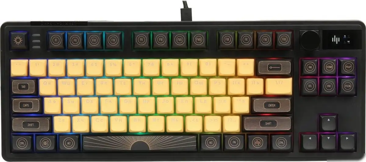 Клавиатура Dark Project KD87A+Numpad (G3ms Moonstone Switch, черный) – фото товара