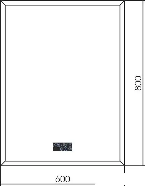 Silver Mirrors Зеркало Эдисон Метео 60x80 LED-00002807 – фото товара