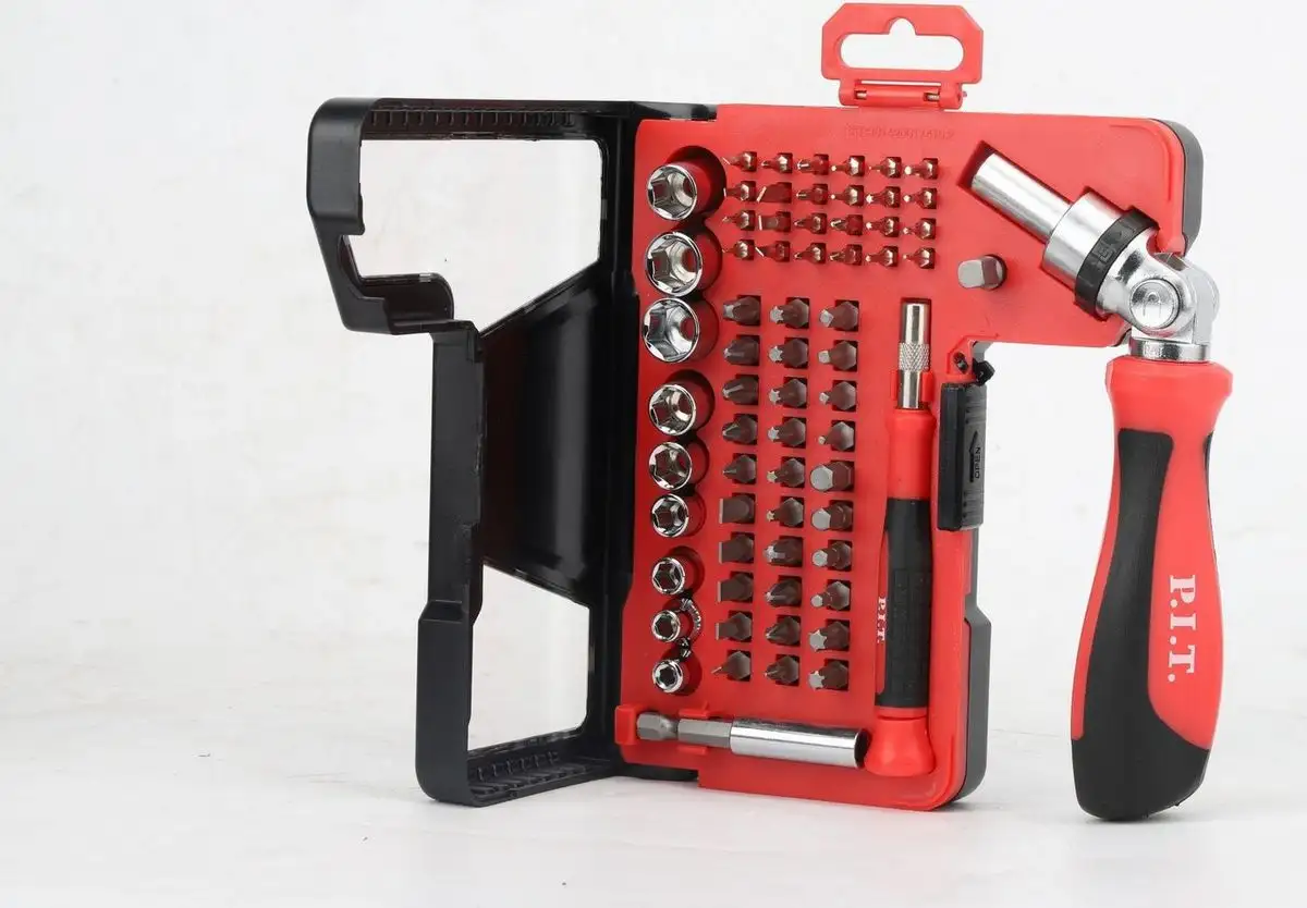 Набор отвертка с битами и головками P.I.T. Advance HSDR04-0068 (68 предметов) – фото товара