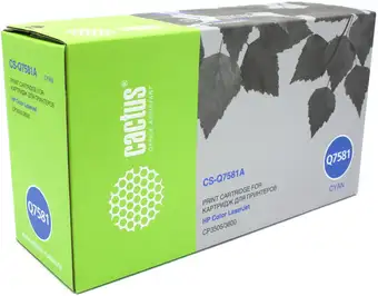Картридж CACTUS CS-Q7581A (аналог HP Q7581A) – изображение в каталоге