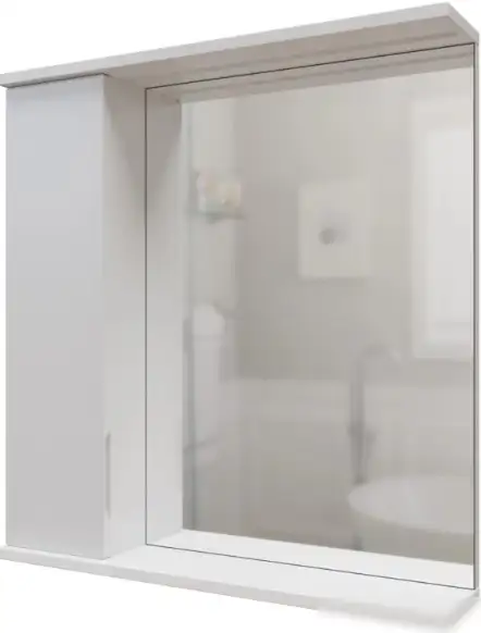 Mixline Шкаф с зеркалом Лайн 60 553010 (левый, с подсветкой) – фото товара
