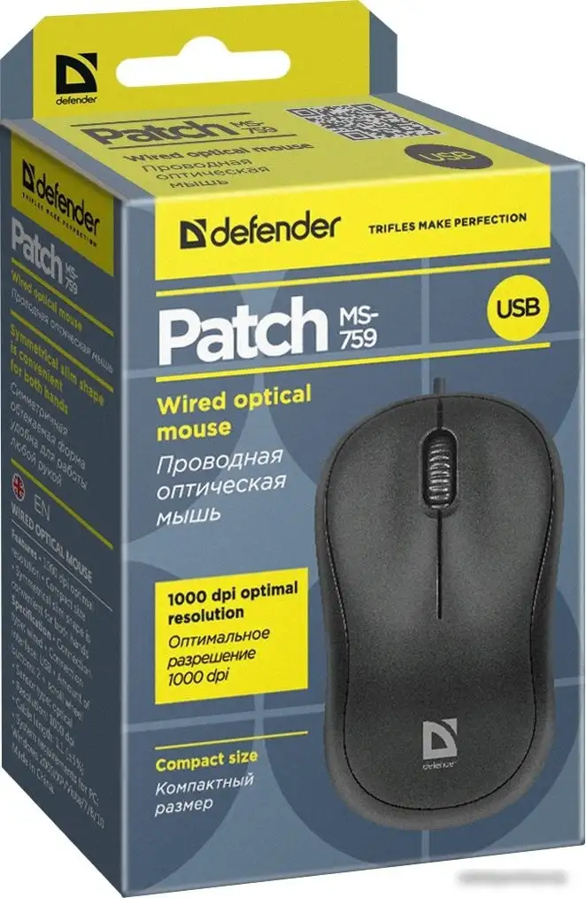 Мышь Defender Patch MS-759 – фото товара