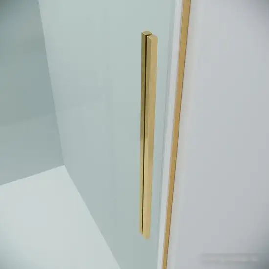 Душевая дверь Grossman Galaxy 100.K33.01.130.32.00 130x195 (золото сатин/стекло прозрачное) - фото товара