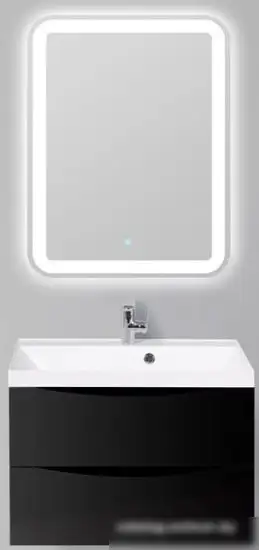 BelBagno Тумба под умывальник Marino-700-2C-SO-NL-P (nero laccato lucido) – фото товара