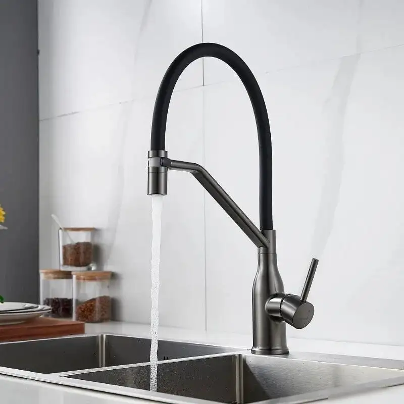 Смеситель Shevanik S343T-3 (оружейная сталь) - фото товара