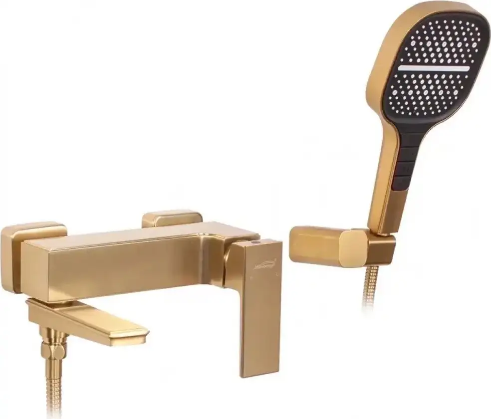 Смеситель Hansberge H4070 (золото матовый) - фото товара