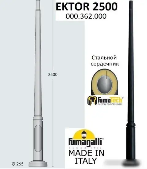 Фонарный столб Fumagalli Ektor 000.362.000.A0