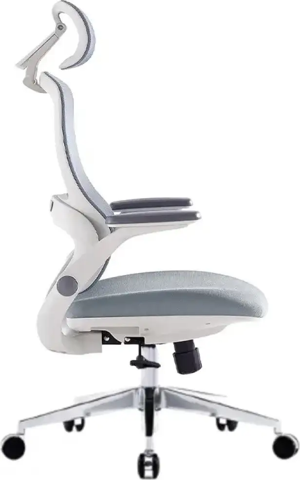 Офисное кресло SitUp Sity White Chrome (сетка Grey/Grey) – фото товара