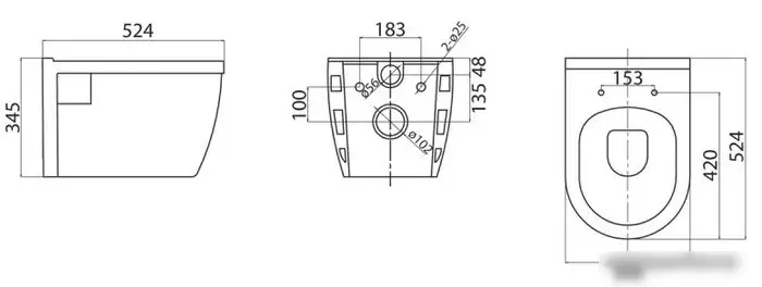 Унитаз BelBagno Loto BB070CHR - фото товара