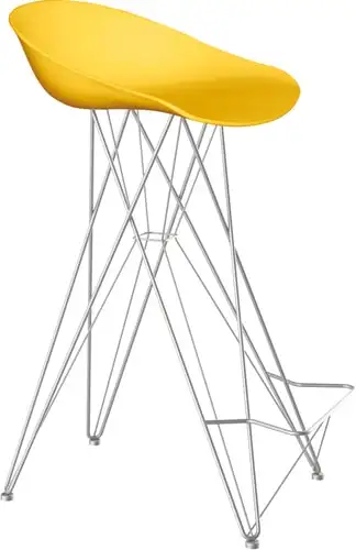 Стул Sheffilton SHT-ST19/S66 (желтый/хром лак) – изображение в каталоге