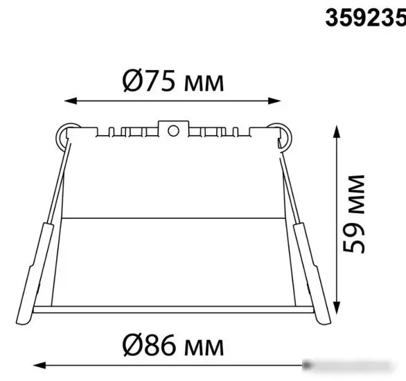 Точечный светильник Novotech Tran 359234 – фото товара