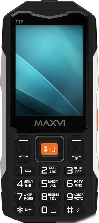 Телефон Maxvi T19 (черный) – фото товара