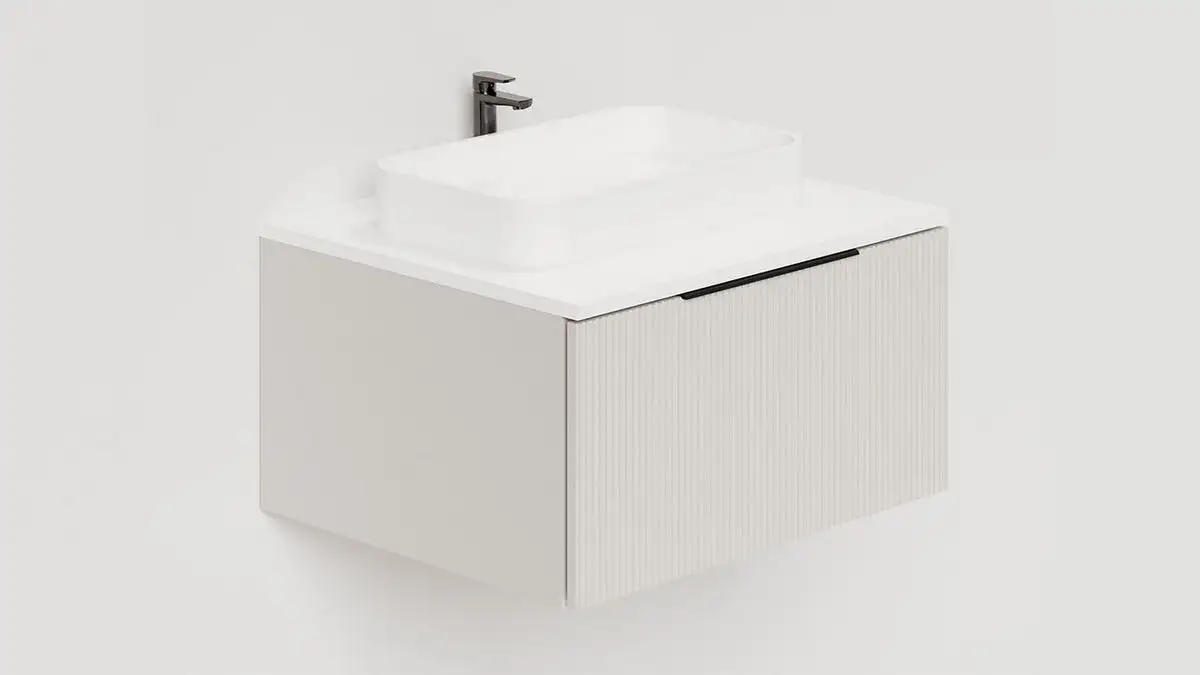 Salini Тумба под умывальник Touch V 60 T600V1C (кремовый) – фото товара