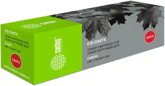 Картридж CACTUS CS-C047X – изображение в каталоге