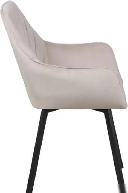 Стул СоюзРегионПоставка Бостон (Муар черный/Велюр Velluto 2 бежевый) СРП-156