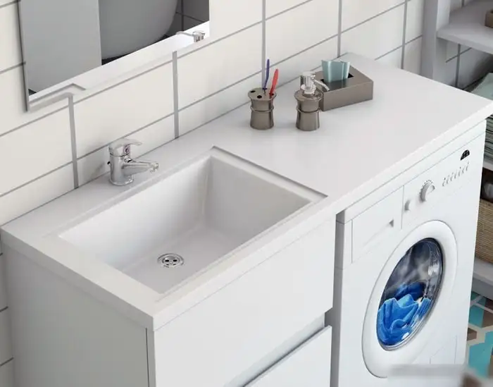 Умывальник Эстет Даллас 130, левая (белый) - фото товара