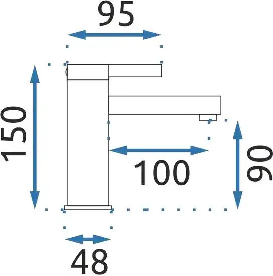 Смеситель Rea Polo B9941 (белый/хром) - фото товара