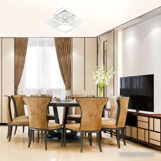 Припотолочная люстра Escada Samia 10234/4 LED*67W White – фото товара