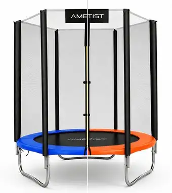 Батут AMETIST Outside D183-06FT (синий/оранжевый) – изображение в каталоге