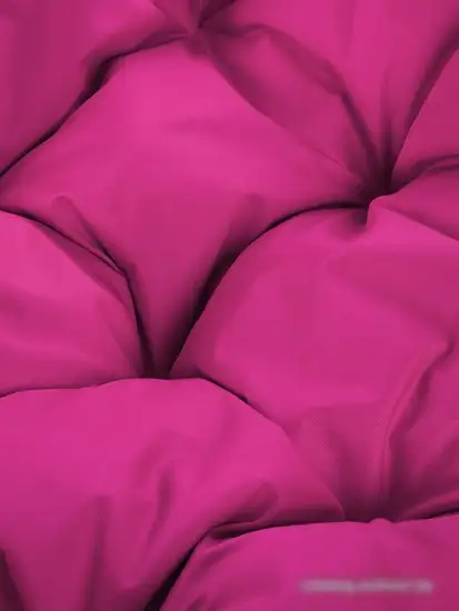 Кресло M-Group Кокос на подставке 11590108 (белый ротанг/розовая подушка) – фото товара