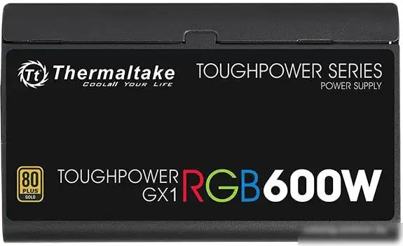 Блок питания Thermaltake Toughpower GX1 RGB 600W Gold TP-600AH2NKG – фото товара