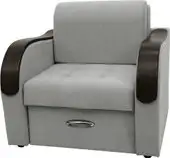 Кресло Сириус Лидер-1 НПБ 105x110 (Eva 08 велюр светло-серый) – изображение в каталоге