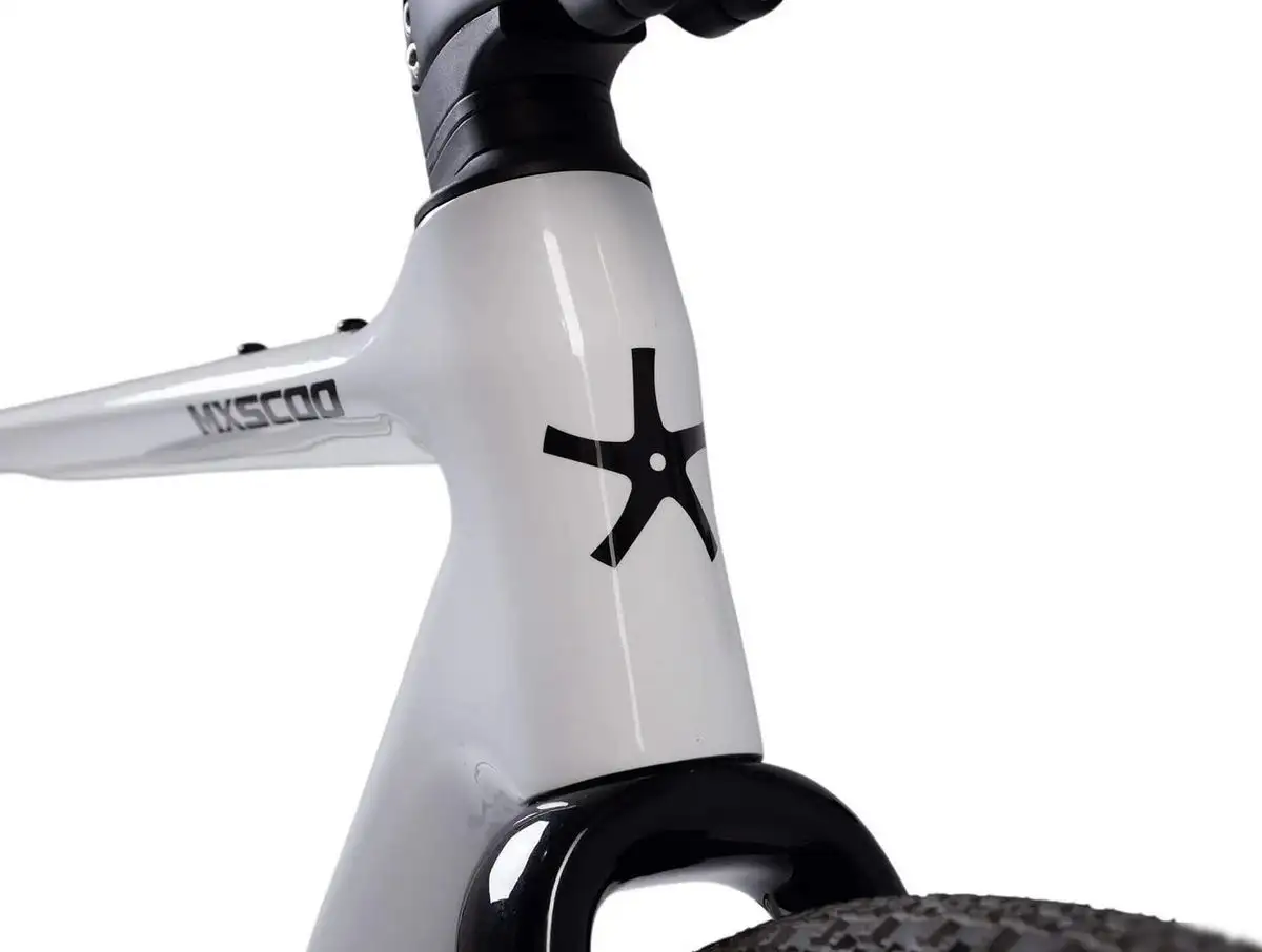 Велосипед Maxiscoo Gravel 9BIKE Ultra 700C GL950 2026 MSC-G9U-2901-55 (белый, разобранный) – фото товара