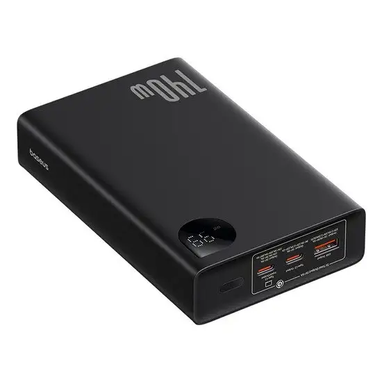 Внешний аккумулятор Baseus Adaman Digital Display Fast Charge Power Bank 140W 24000mAh (черный) – фото товара