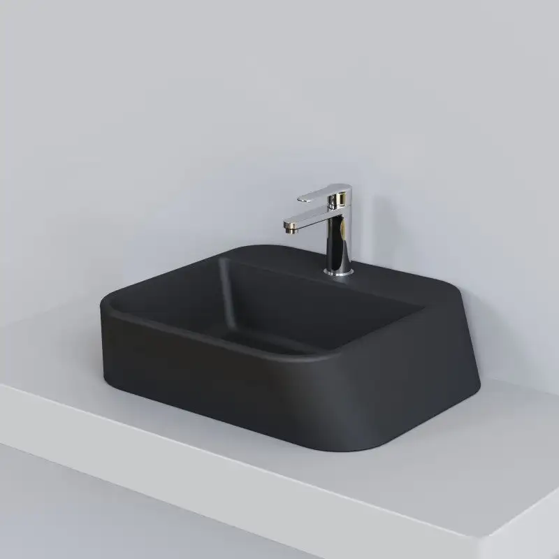 Умывальник Ambassador Benefit 206T20203 (черный матовый) - фото товара