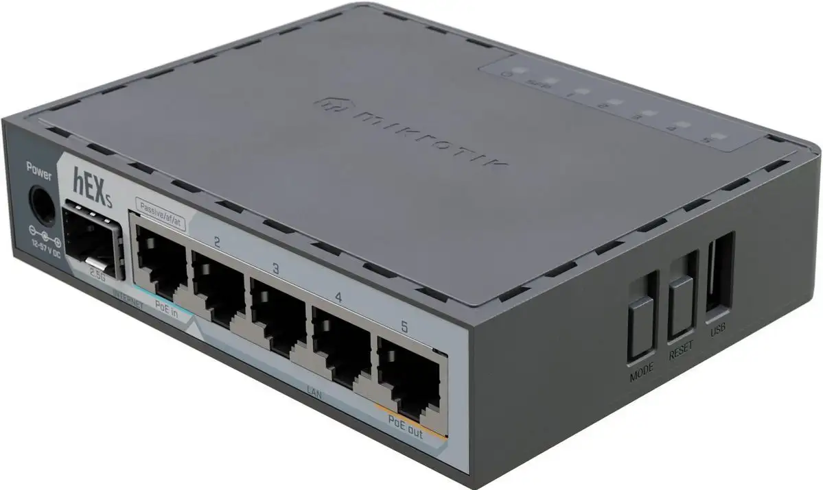 Маршрутизатор Mikrotik hEX S (2025) – фото товара