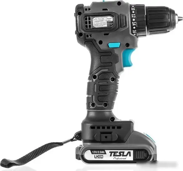 Дрель-шуруповерт Tesla TCD12BL 834528 (с 2-мя АКБ, кейс) – фото товара