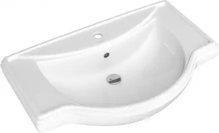 Runo Тумба с умывальником Runo Марсель 65 + Классик 65 (напольная, белый) – фото товара