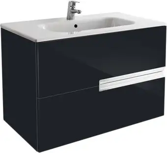 Roca Victoria Nord тумба под умывальник черная [ZRU9000097] – изображение в каталоге